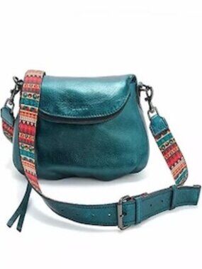 Aimee Kestenberg Dual Entry Leather Crossbody w/ Two Way Strap